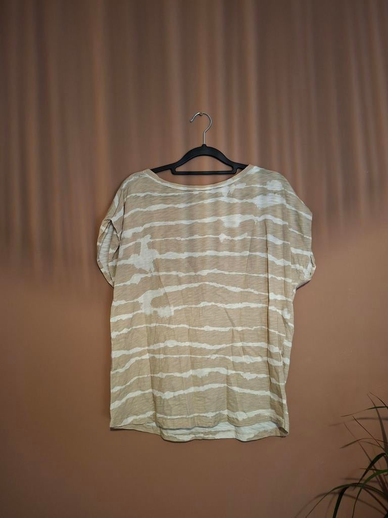 Moscow T-shirt met streepdessin - Maat M, Maat 38/40 (M), Beige, Ophalen of Verzenden, Moscow