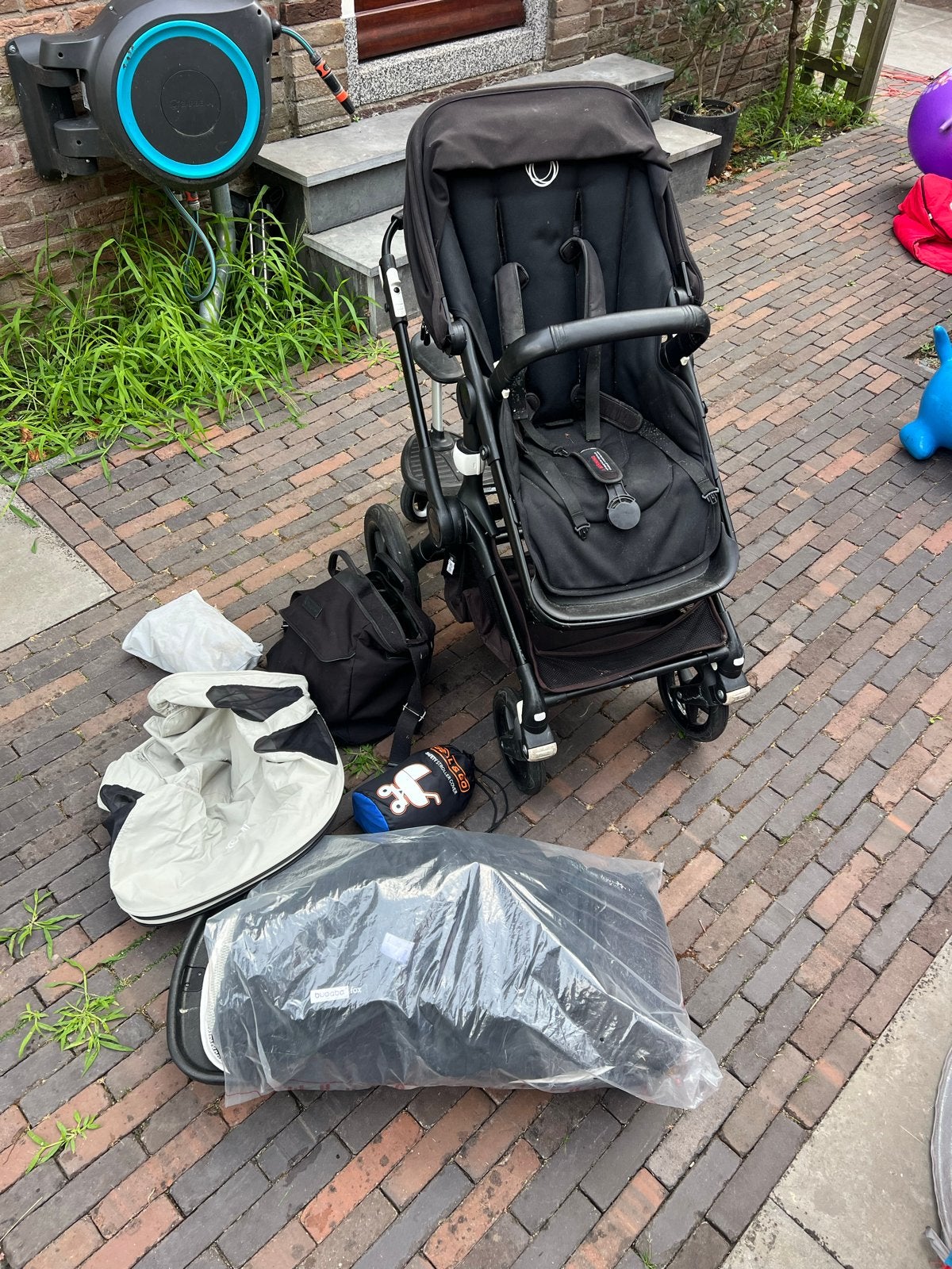 Bugaboo fox 3 kinderwagen met reiswieg, Gebruikt, Bugaboo, Ophalen of Verzenden, Combiwagen