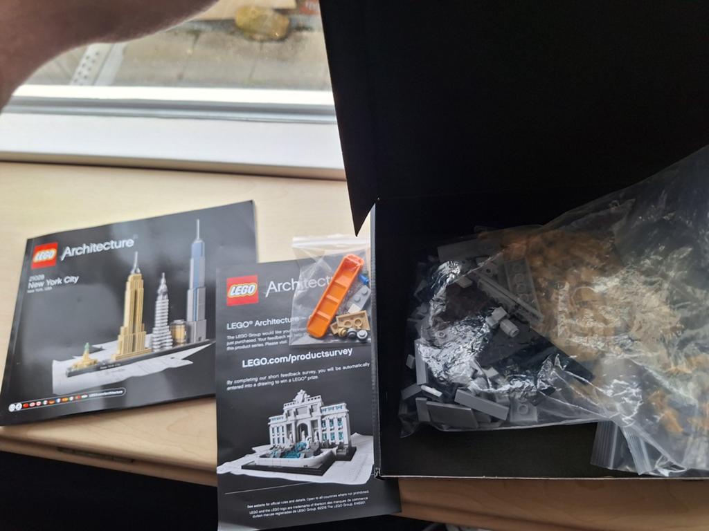 Lego Architecture 21028 New York City Skyline, Compleet, Lego, Architecture, Ophalen of Verzenden