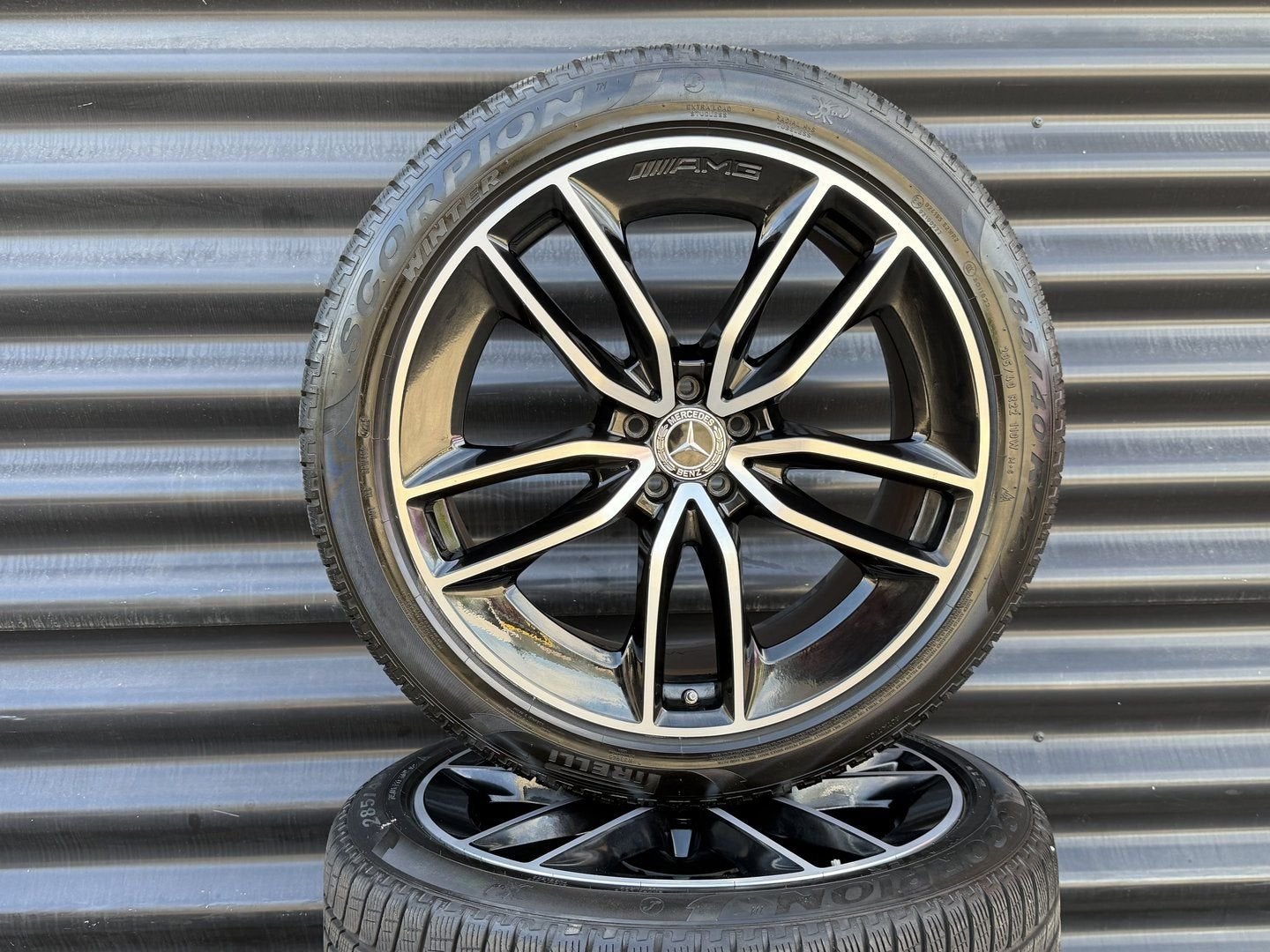 22” zgan Amg Mercedes GLE GLS W167 A167 Velgen Winterbanden, Auto-onderdelen, Gebruikt, -, -, Banden en Velgen
