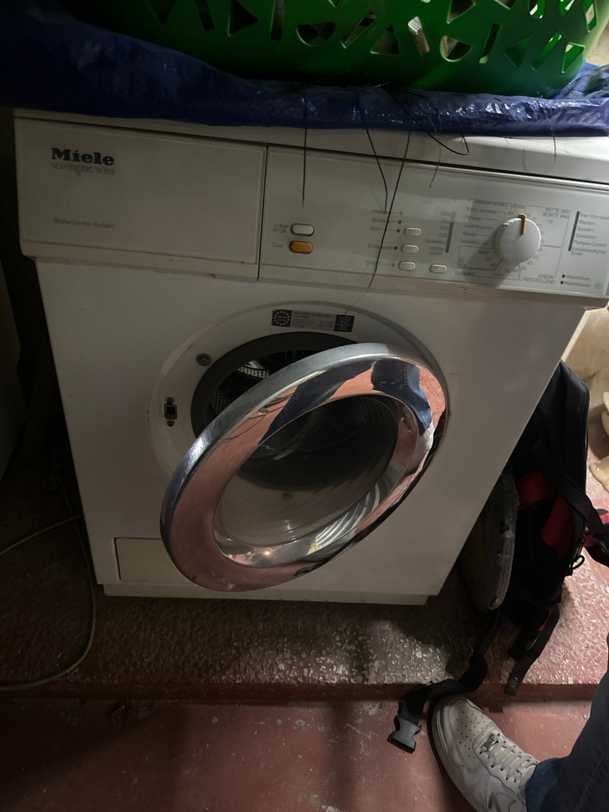 Miele Novotronic W 852 wasmachine - Gratis afhalen, Ophalen, Gebruikt, Voorlader, Wolwasprogramma
