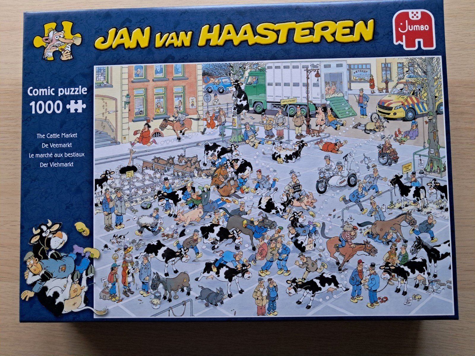PUZZEL JAN VAN HAASTEREN 
PUZZEL IS KOMPLEET, Ophalen, 500 t/m 1500 stukjes, Zo goed als nieuw