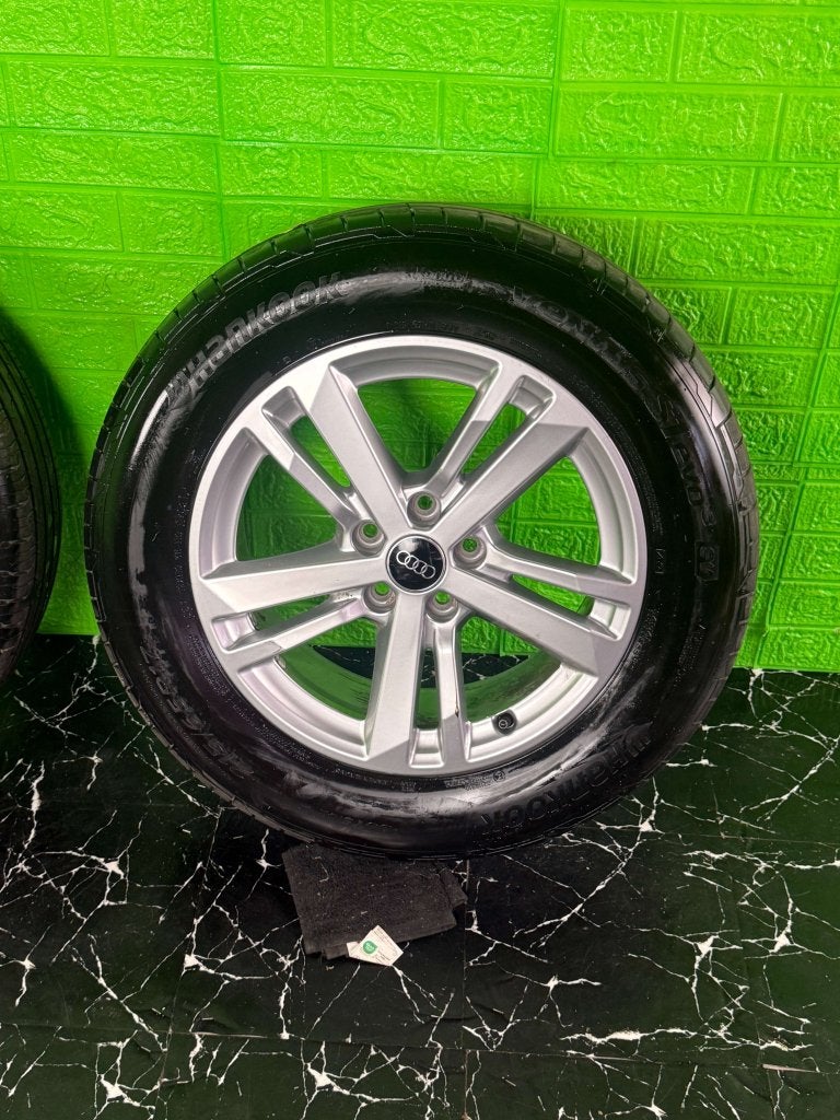 Originele Audi Q3 velgen 17" 5x112 zomerset 7mm!, Niet ingevuld, Banden en Velgen, Niet ingevuld, 17 inch
