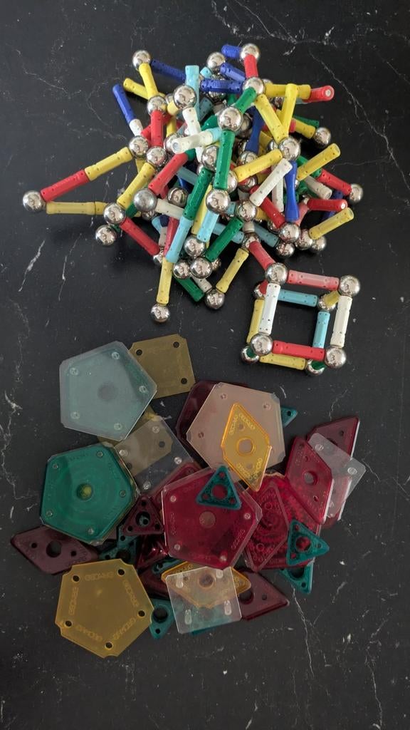Magnetisch speelgoed met staafjes en vormen, Kinderen en Baby's, Speelgoed | Bouwstenen, Ophalen of Verzenden