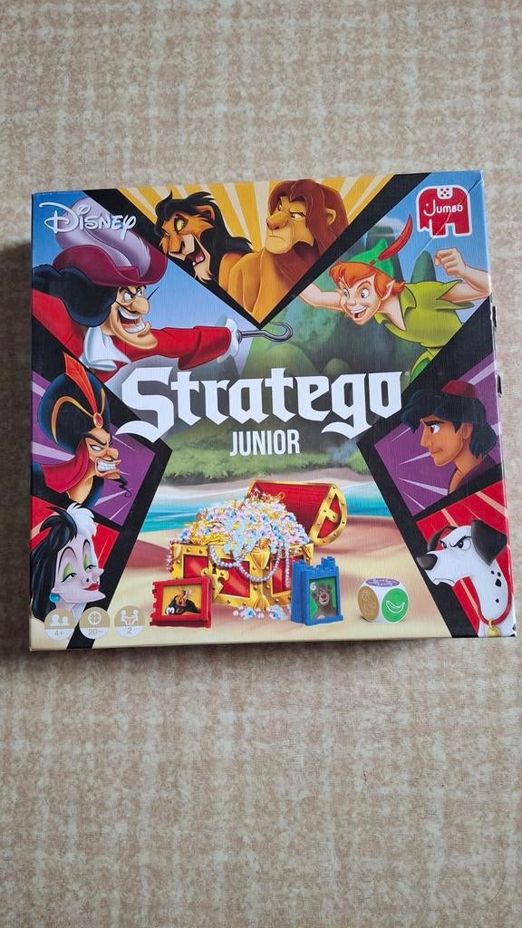Disney Stratego Junior Bordspel - Zo goed als nieuw, Een of twee spelers, Ophalen of Verzenden, Zo goed als nieuw, Jumbo