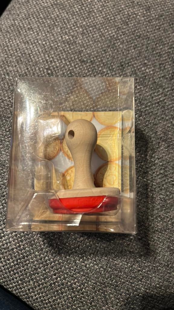 Mooie koekjes stempel met tekst; met liefde, Ophalen of Verzenden, Zo goed als nieuw, Taarten, Bakvorm