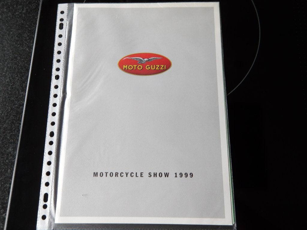 Moto Guzzi Motorcycle Show 1999 Brochure, Ophalen of Verzenden, Moto Guzzi