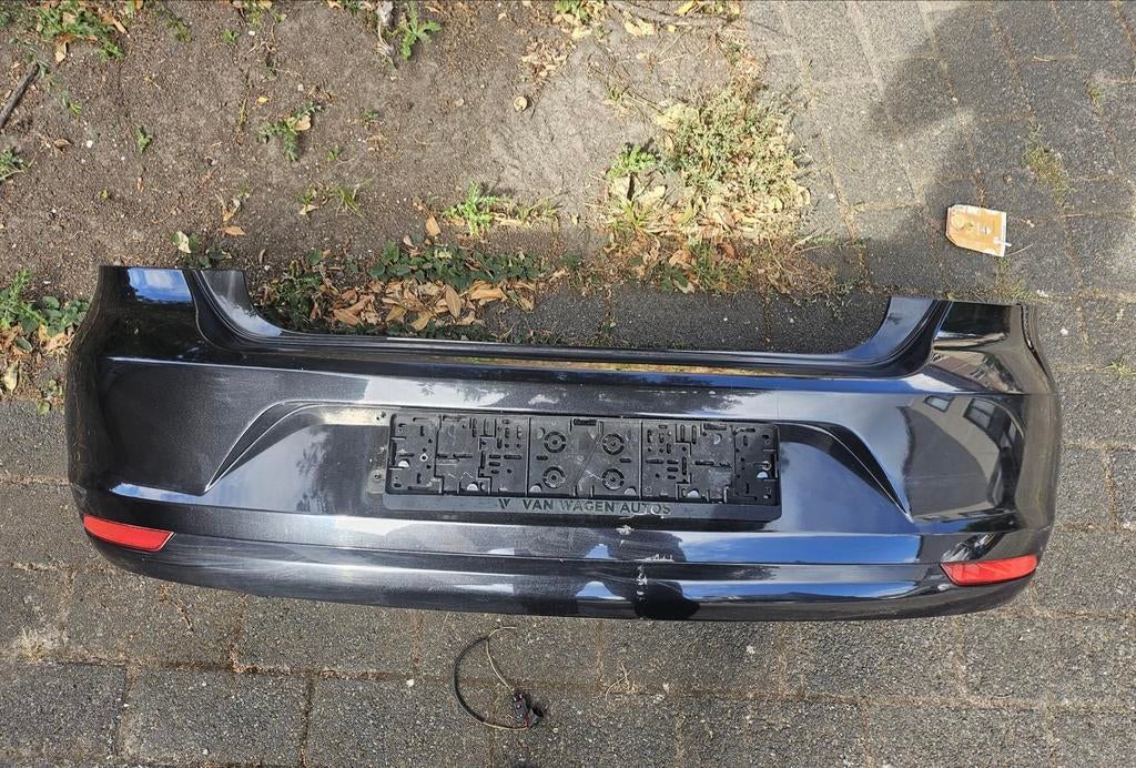 Achterbumper Volkswagen Polo 2013 Zwart, Auto-onderdelen, Gebruikt, Volkswagen, Ophalen of Verzenden, Achter