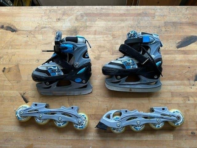 Schaatsen/Skeelers kind verstelbaar maat 30-33, merk Eagle, Ophalen of Verzenden, Gebruikt, IJshockeyschaatsen, Overige merken