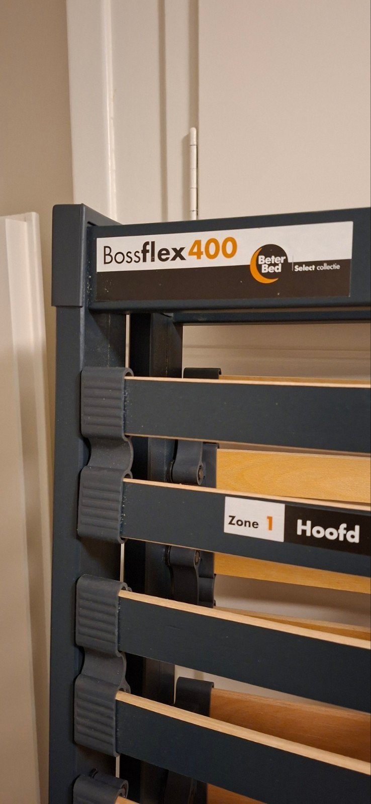 Lattenbodem Bossflex 400, Ophalen, Eenpersoons, Hout, 80 cm