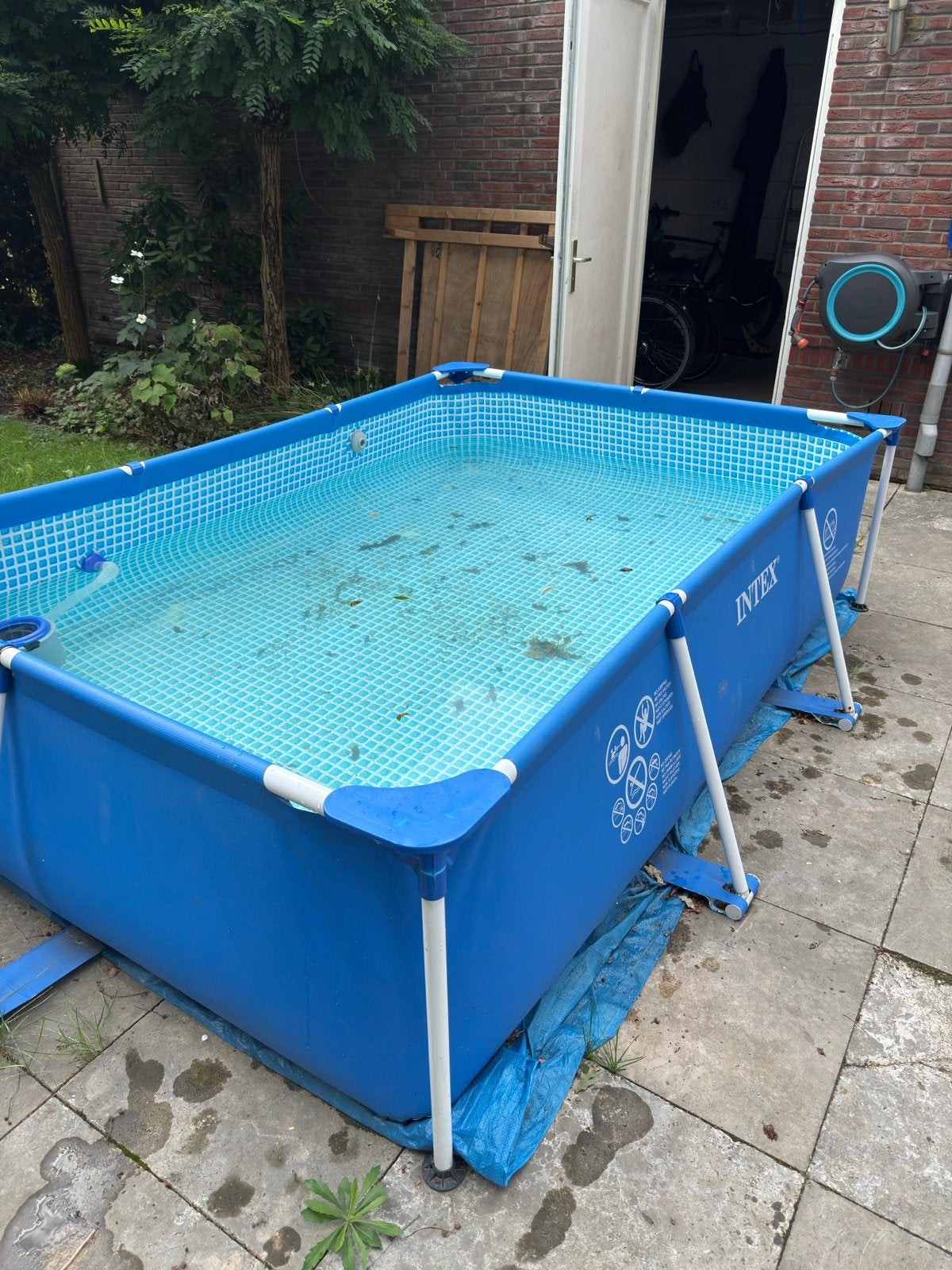 Intex Opzetzwembad - 300x200x75cm met zandfilterpomp, Ophalen, Gebruikt, Opzetzwembad, 200 tot 400 cm