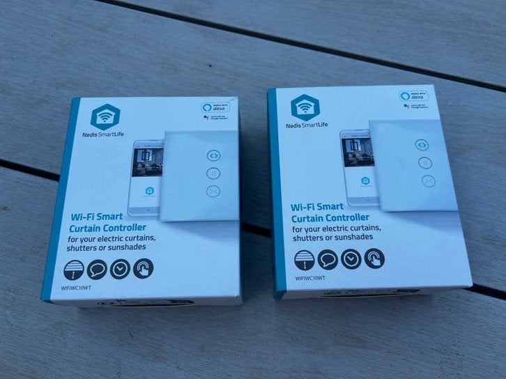 2 stuks Wifi schakelaars Nedis, Tuin en Terras, Zonneschermen, Ophalen of Verzenden, Zo goed als nieuw