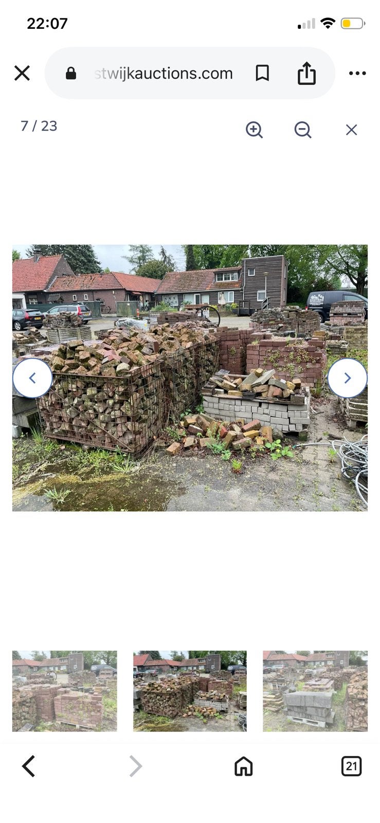 Vele partijen straat stenen opruiming nu spot prijzen, Tuin en Terras, Bielzen en Borders, Ophalen of Verzenden, Zo goed als nieuw