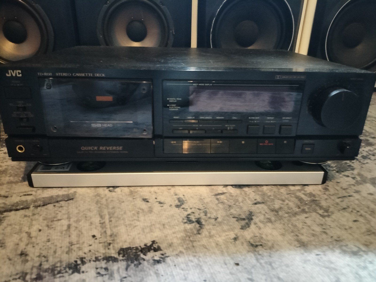 JVC TD-R611 Stereo Cassette Deck - Quick Reverse, Ophalen of Verzenden, Enkel, JVC, Auto-reverse