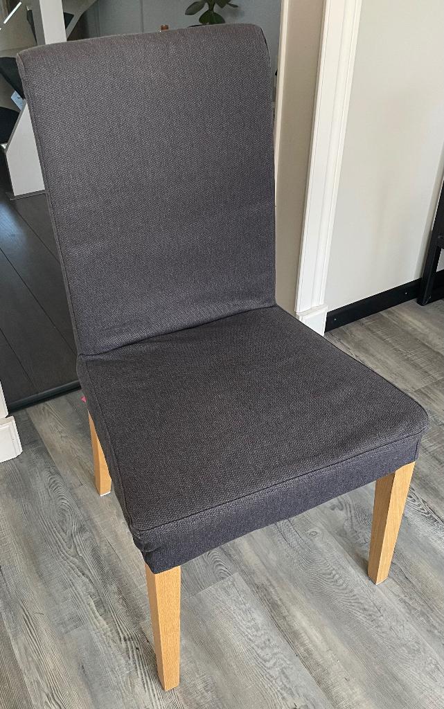 Stoelen, Huis en Inrichting, Stoelen, Ophalen, Gebruikt, Grijs, Vier