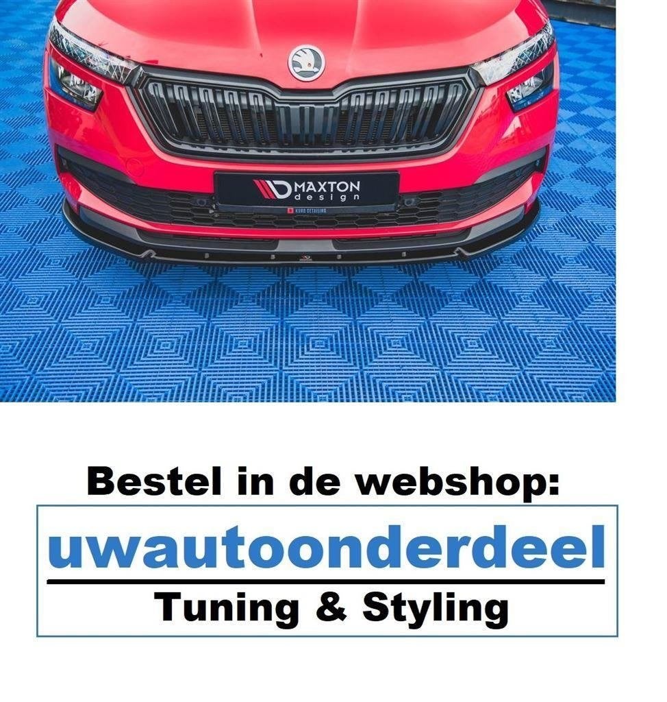 Maxton Design Skoda Kamiq Spoiler Splitter Lip Tsi Tdi, Verzenden, Automotive Parts, A.parts@hotmail.nl, Trasmolenlaan 12 3447 GZ Woerden