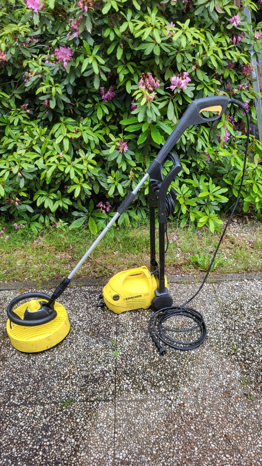 Kärcher 205 hogedrukreiniger met terrasreiniger, Ophalen, Gebruikt, Elektrisch, Kärcher