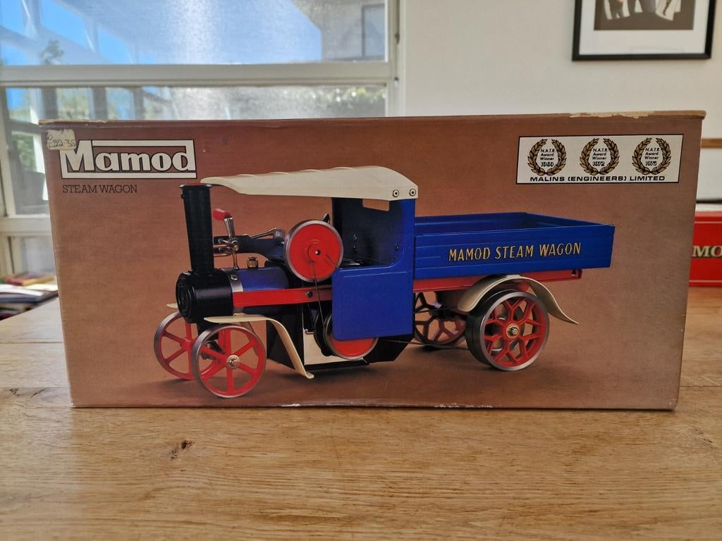 Vintage Mamod SW1 Stoomwagen in doos met toebehoren, Ophalen of Verzenden, Zo goed als nieuw