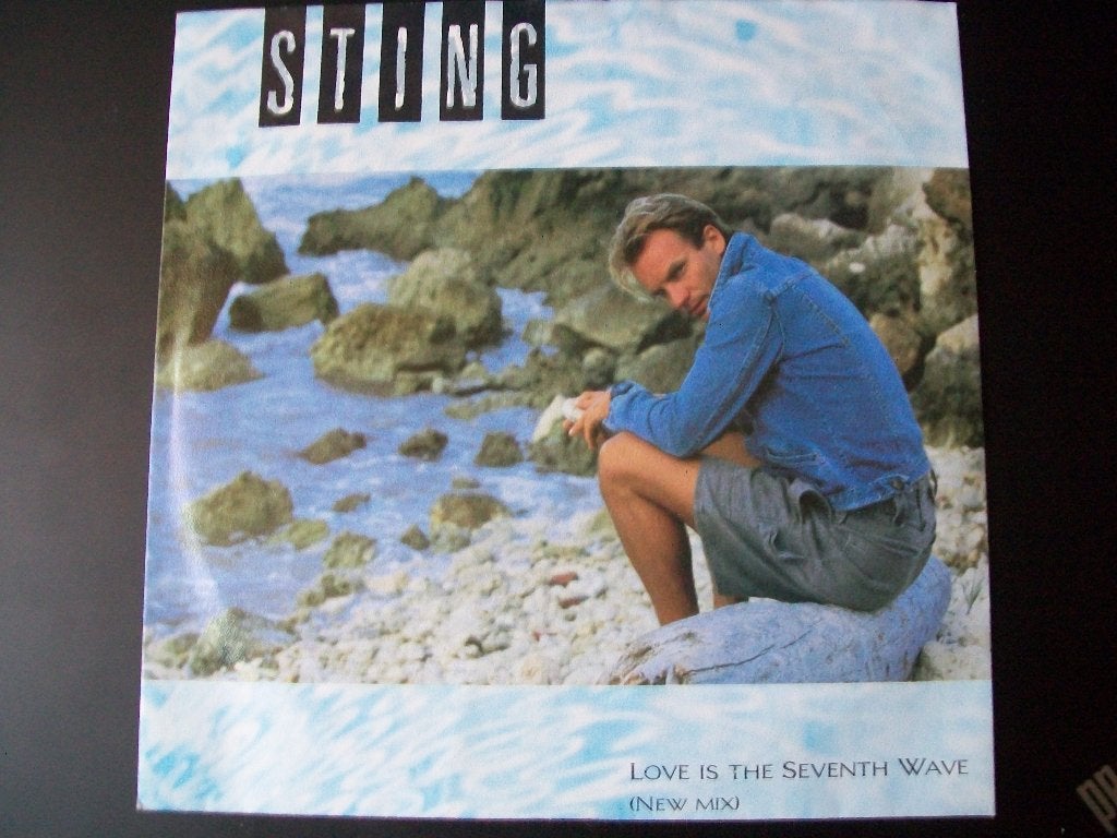 STING met love is the Seventh Wave (1984) in nieuwstaat , Verzenden, 7 inch, Zo goed als nieuw, Pop