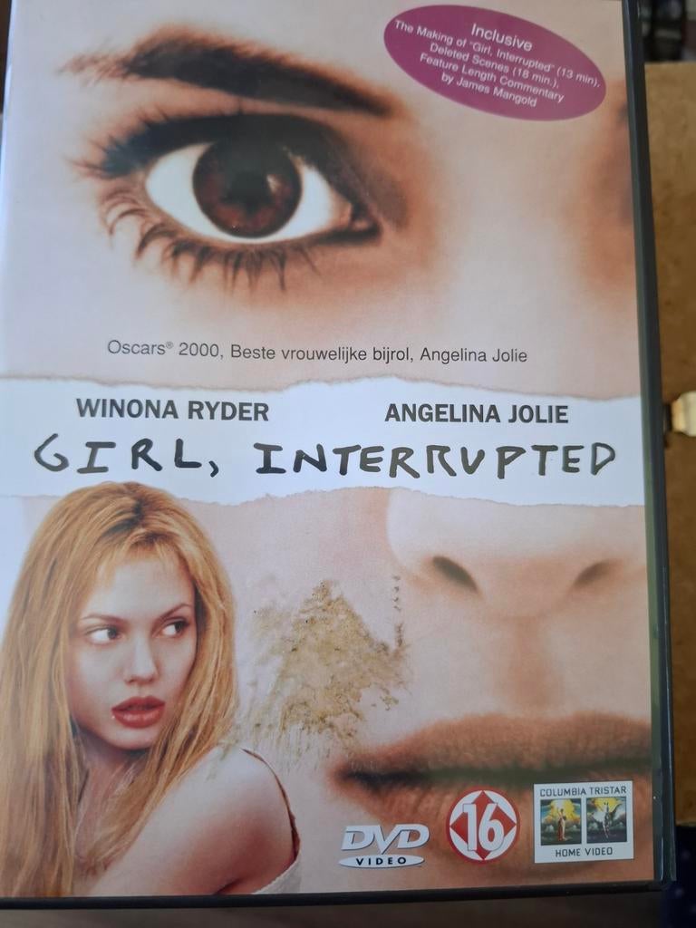 Girl, Interrupted DVD -  met Winona Ryder & Angelina Jo, Vanaf 16 jaar, Ophalen of Verzenden, Gebruikt, Waargebeurd drama