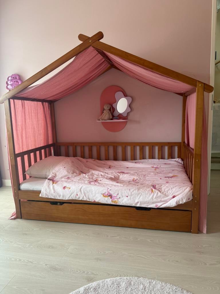 Bedhuisje petit amelie. In perfecte staat!, Ophalen, 70 tot 85 cm, 140 tot 160 cm, Zo goed als nieuw