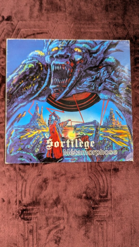 LP Sortilège - Métamorphose 1984, LP, Heavy metal, Ophalen of Verzenden, Zo goed als nieuw