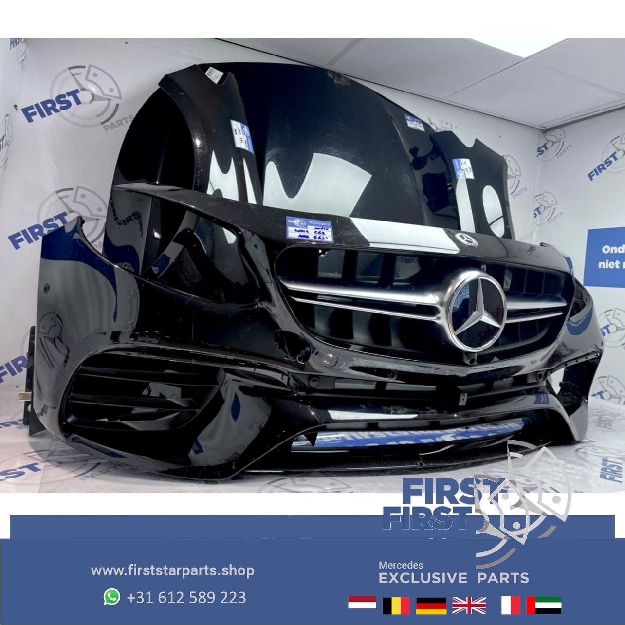 W213 S213 E63 AMG VOORKOP COMPLEET Mercedes E Klasse 2016-20, Auto-onderdelen, Gebruikt, -, Voor, Ophalen of Verzenden