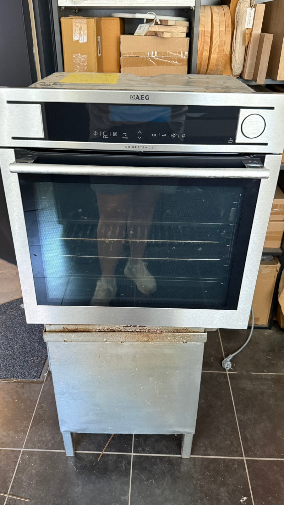 AEG ProCombi combi-stoomoven BS831470WM – RVS – 71 liter, Witgoed en Apparatuur, Ophalen, AEG, Inbouw, 55 tot 60 cm