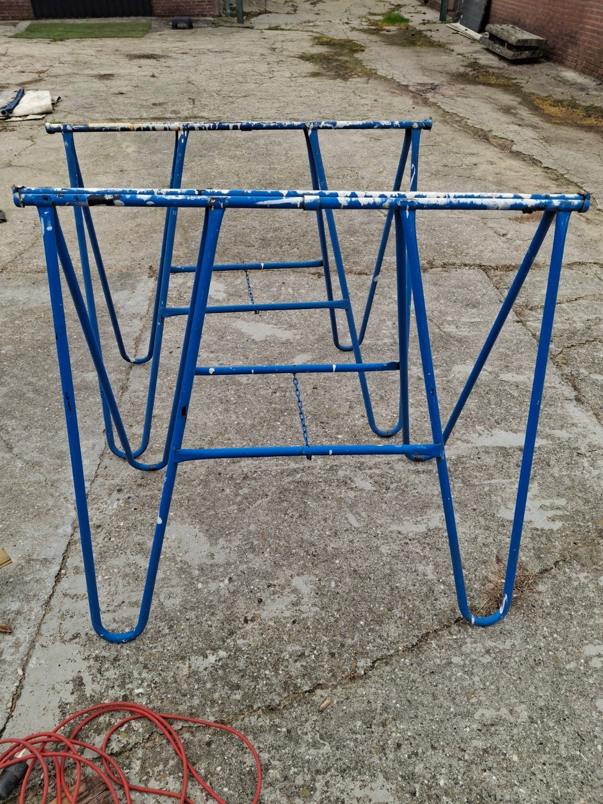 2 bouw schragen voor steiger, Ophalen, Gebruikt, Overige typen, Minder dan 2 meter