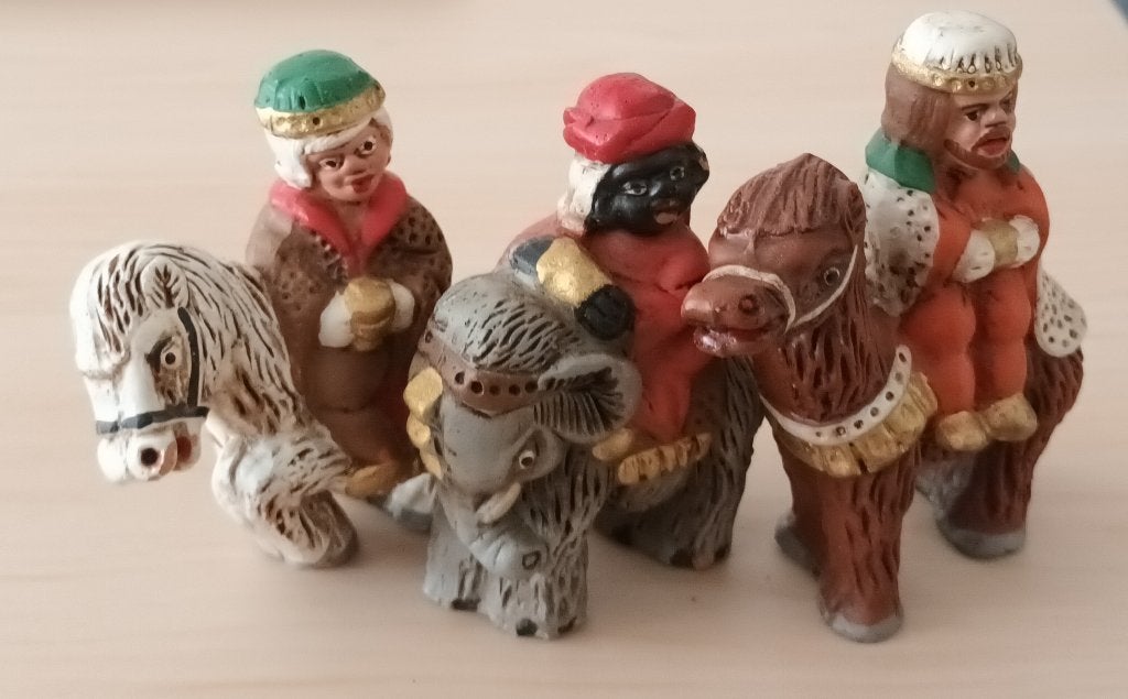 Alborox, De Drie Wijzen van terracotta uit Spanje, Ophalen of Verzenden, Zo goed als nieuw