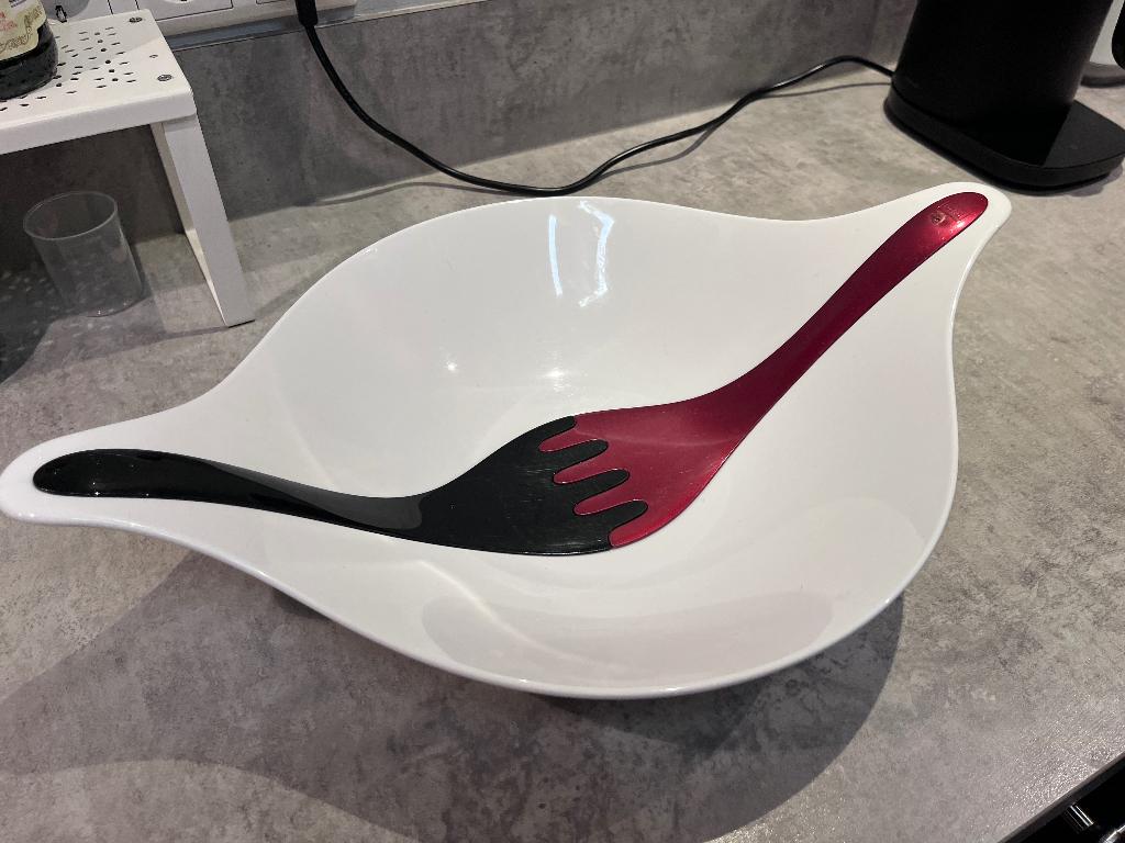 Salad bowl, Huis en Inrichting, Ophalen, Overige materialen, Zo goed als nieuw, Kom(men)