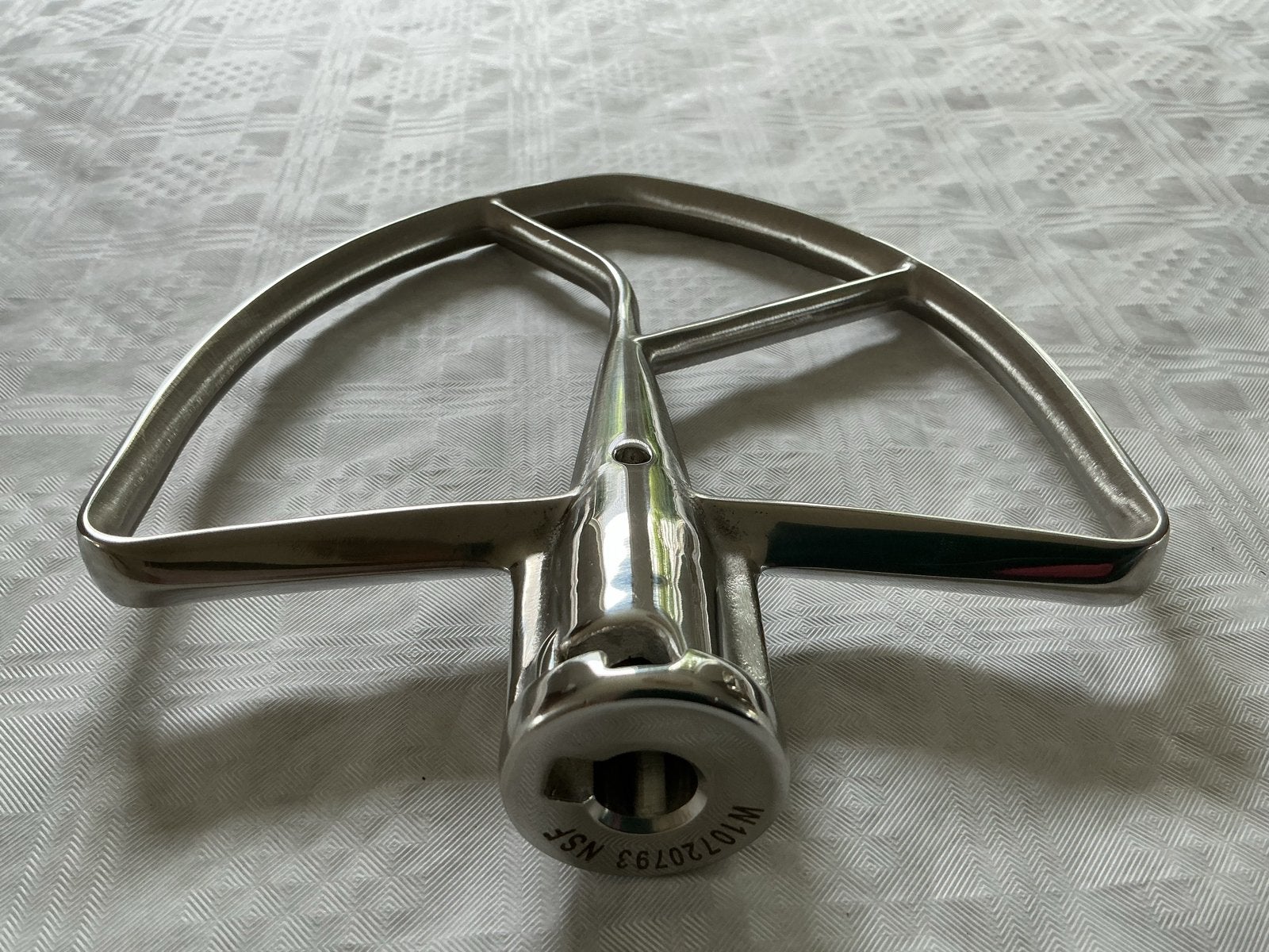 Platte menghaak RVS voor KitchenAid 6,9L mixers (5K7SFB), Overige typen, Ophalen of Verzenden, Metaal, Overige merken