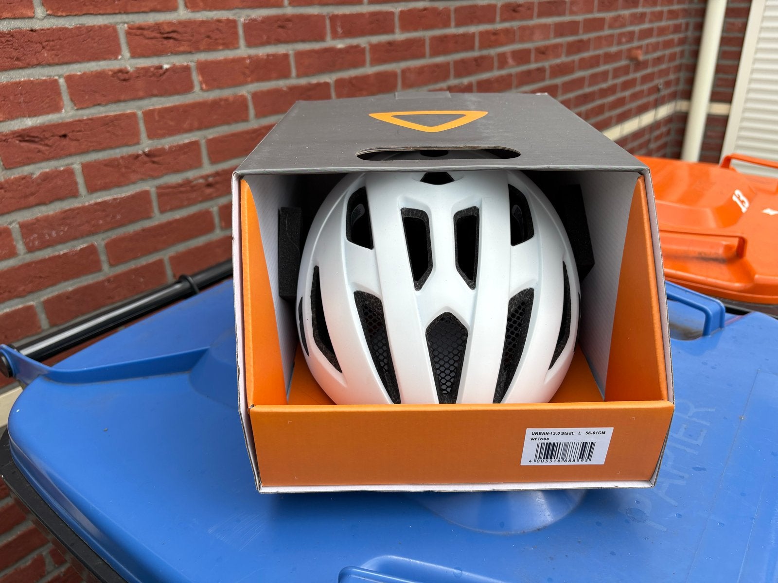 ABUS Urban-I 3.0 Fietshelm - Wit. Nieuw in doos, Fietsen en Brommers, Fietsaccessoires | Fietshelmen, Ophalen of Verzenden, Nieuw