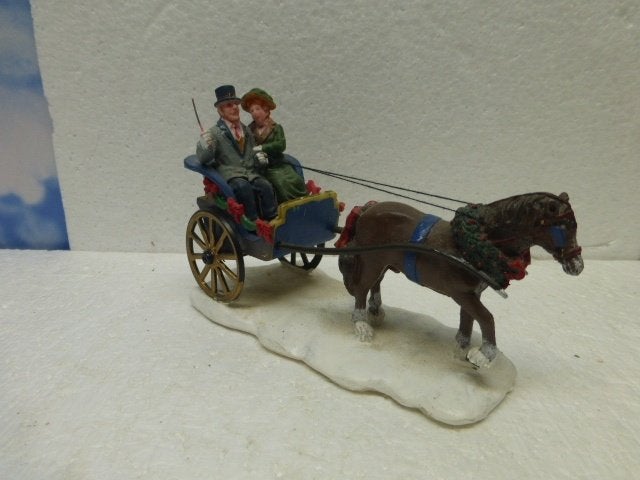 lemax Pheaton carriage kerstdorp koets accessoire poppetjes, Ophalen of Verzenden, Zo goed als nieuw