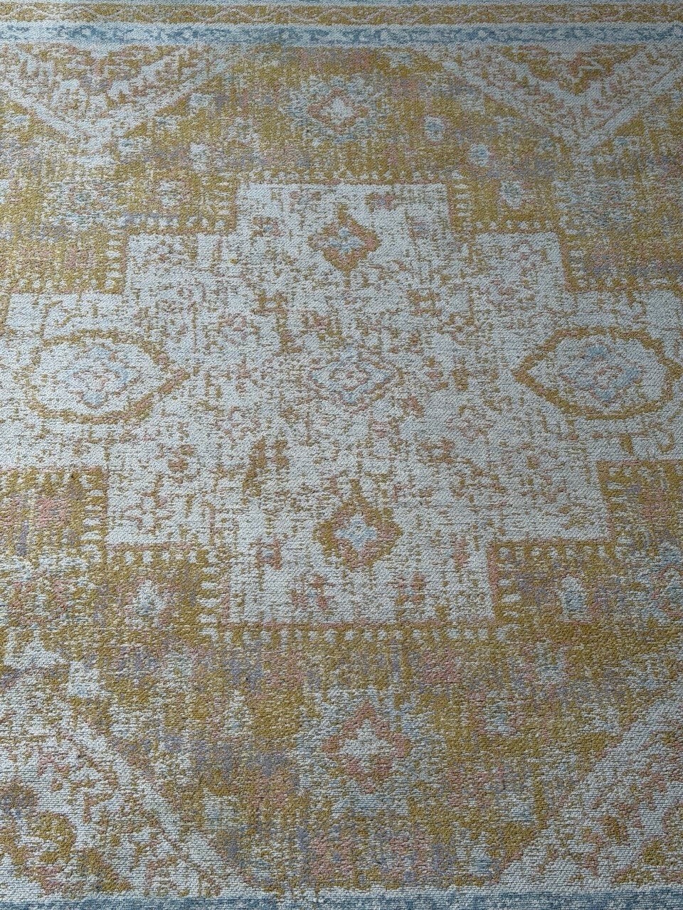 Foto 3 van Sissy-Boy vloerkleed – nieuw en ongebruikt – geel/blauw