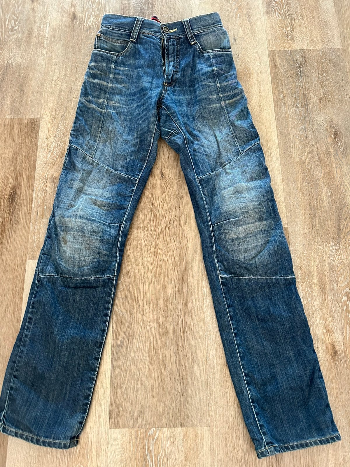 Jeans motor broek met kevlar, Motoren, Kleding | Motorkleding, Ophalen, Tweedehands, Heren, Broek | textiel