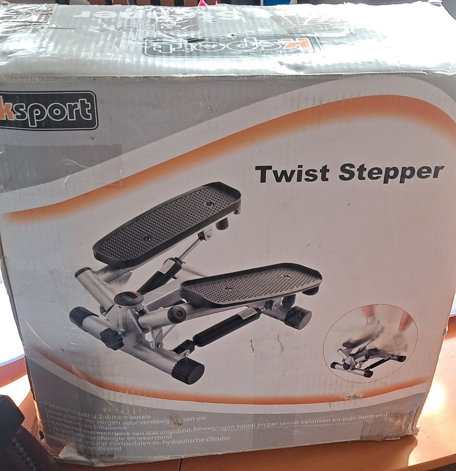 Compacte Twister Fitness Stepper - Thuis Workout, Stepapparaat, Ophalen of Verzenden, Zo goed als nieuw, Metaal