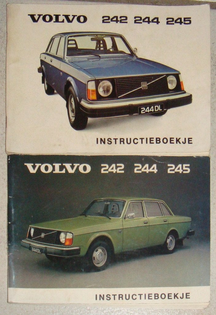 Oldtimer Volvo 242 , 244, 245 instructieboekje, Ophalen of Verzenden