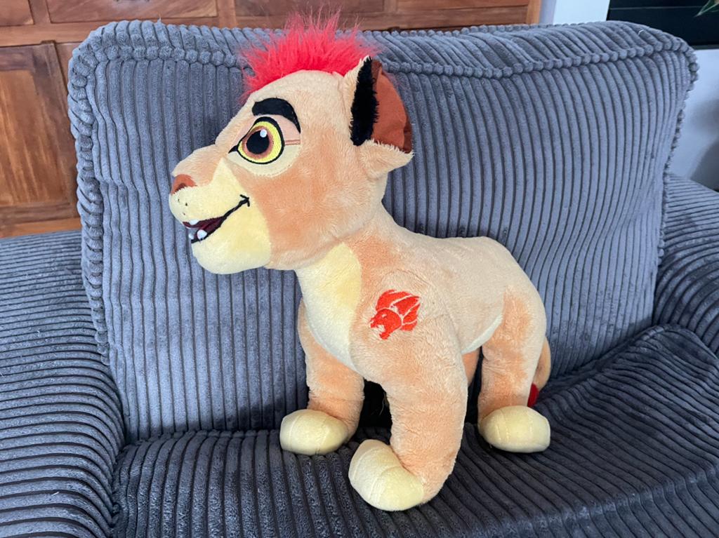 Leuke Lion king Guard knuffel zonder geluid, Ophalen of Verzenden, Leeuwenkoning of Jungle Boek, Gebruikt, Knuffel