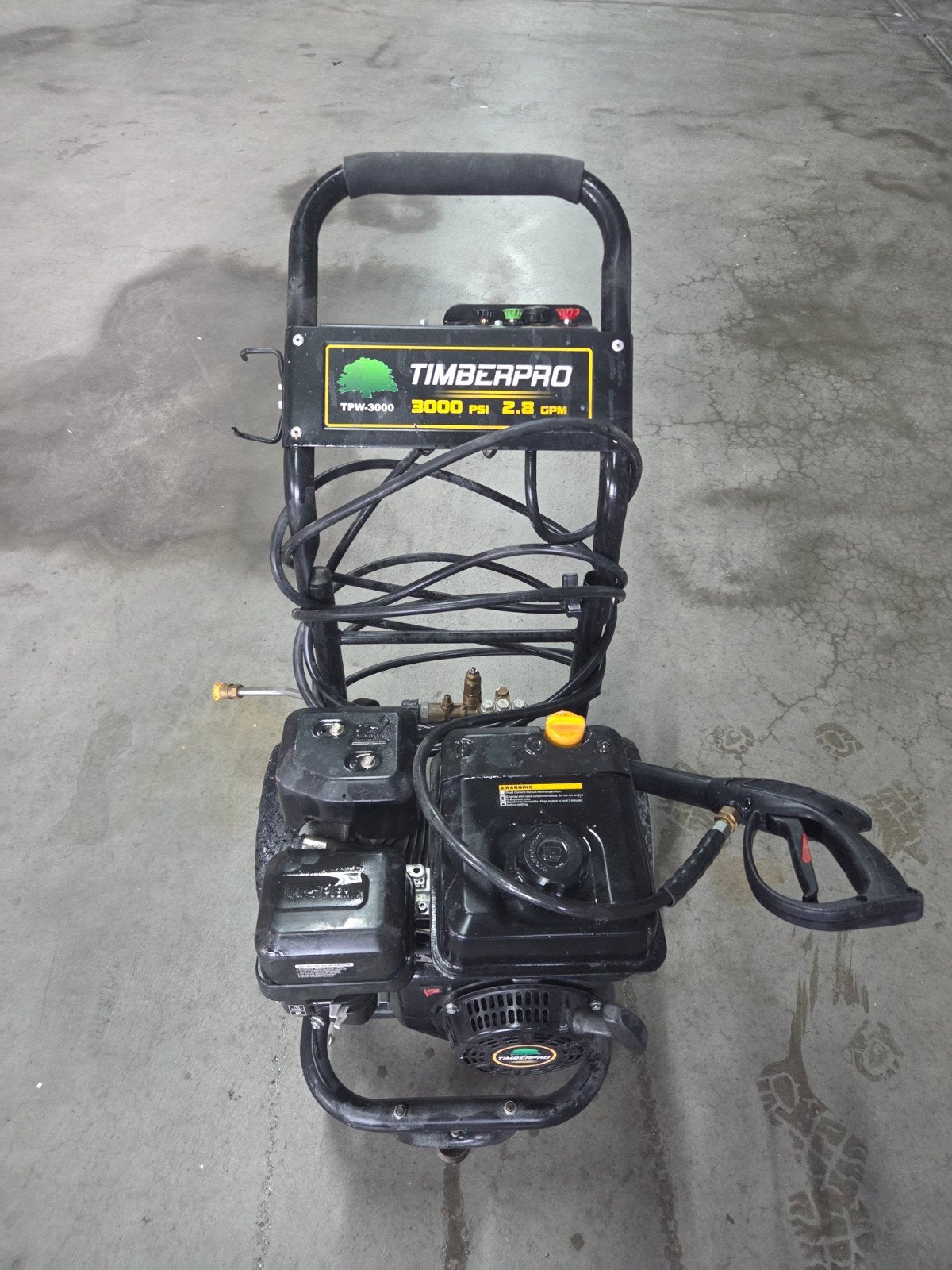 Timberpro TPW-3000 Hogedrukreiniger - Zo goed als nieuw, Tuin en Terras, Ophalen, Gebruikt, Benzine, Timberpro