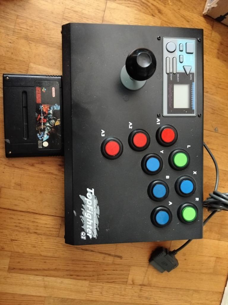 TopFighter GT Arcade Stick met Super Nintendo Game, Spelcomputers en Games, Spelcomputers | Overige, Gebruikt, Overige merken