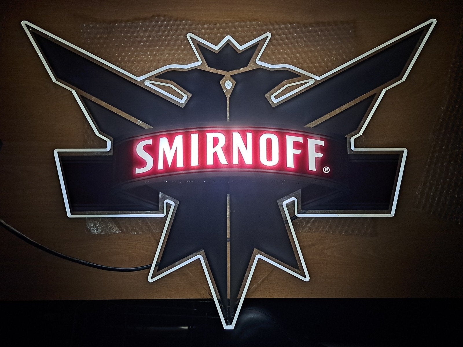 Smirnoff (Ice) Wodka Licht Reclame ❗️, Ophalen of Verzenden, Zo goed als nieuw, Lichtbak of (neon) lamp