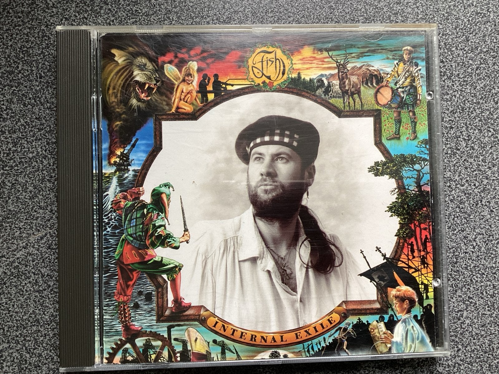 Fish - Internal Exile CD (1991), Progressive Rock, Ophalen of Verzenden, Zo goed als nieuw, Inclusief boekje