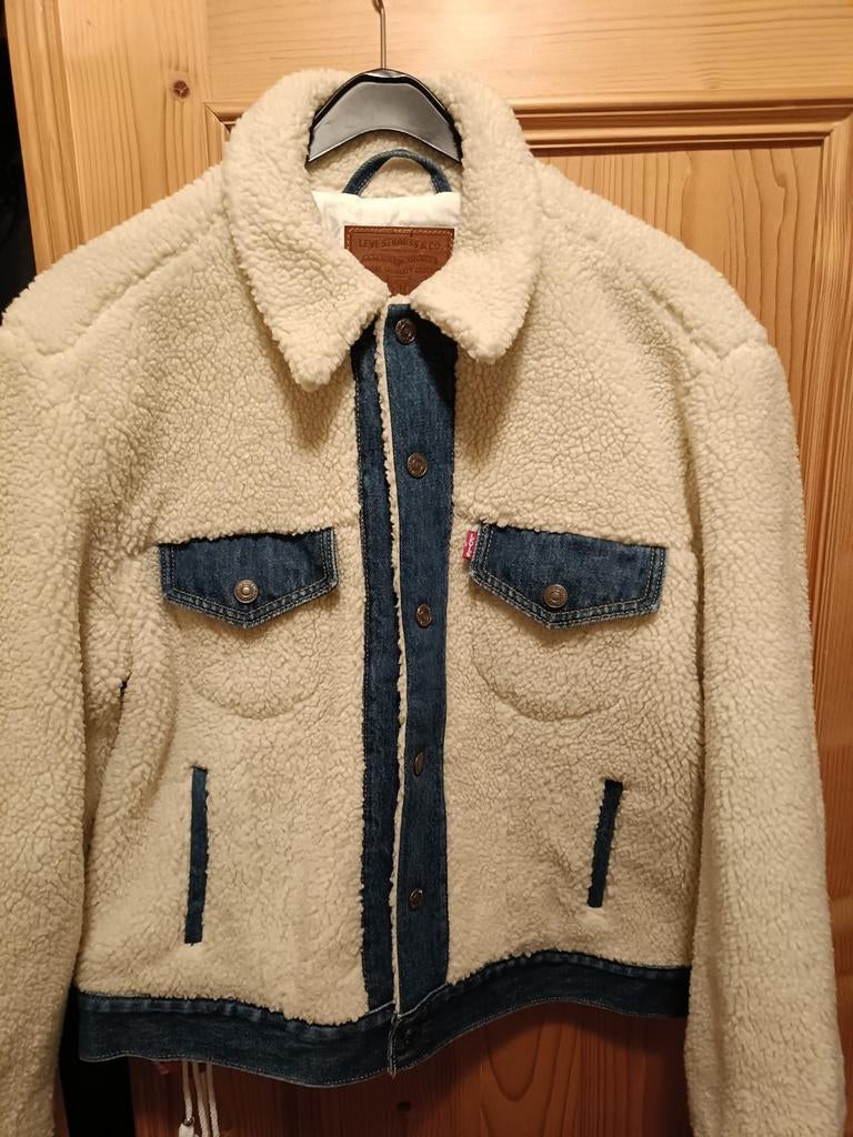 Zeldzame Nieuwe Levis Vintage Jas San Francisco Maat M Dames, Maat 38/40 (M), Beige, Nieuw, Ophalen of Verzenden