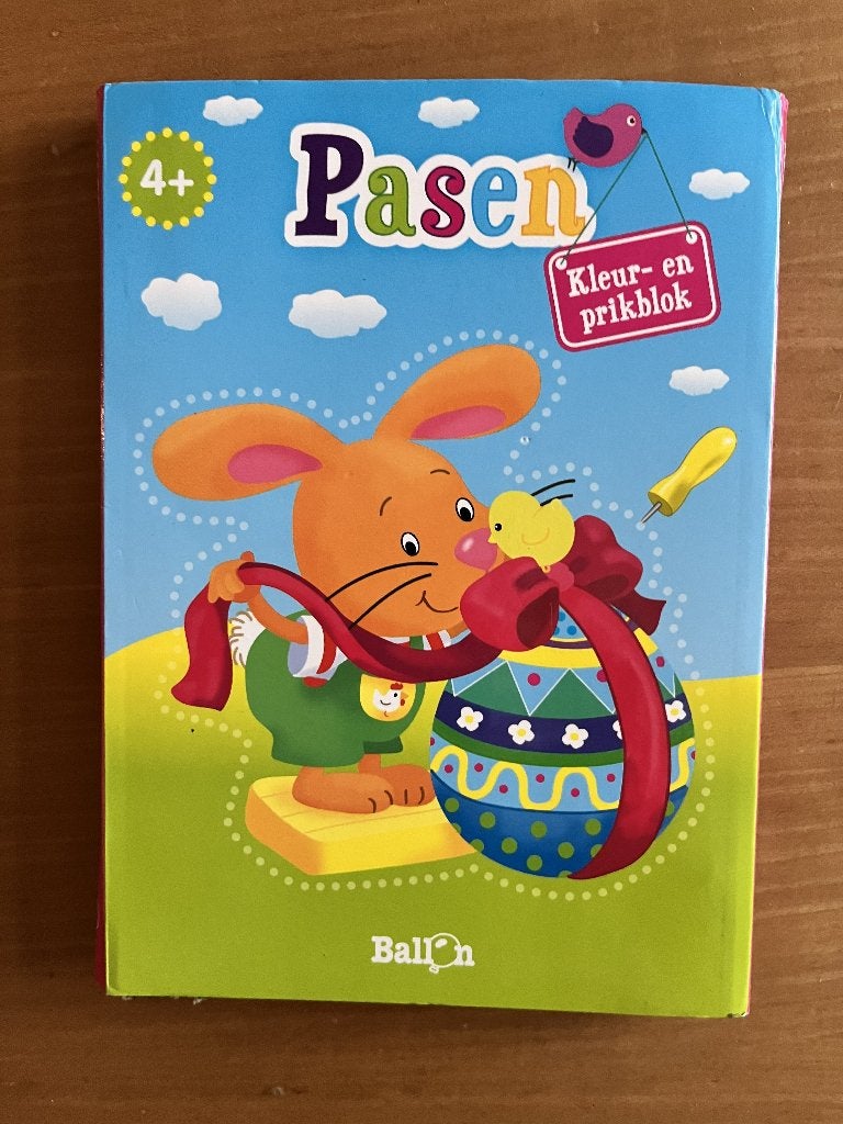 Kleur- en prikblok Pasen, Ophalen of Verzenden, Gebruikt, Knutselen