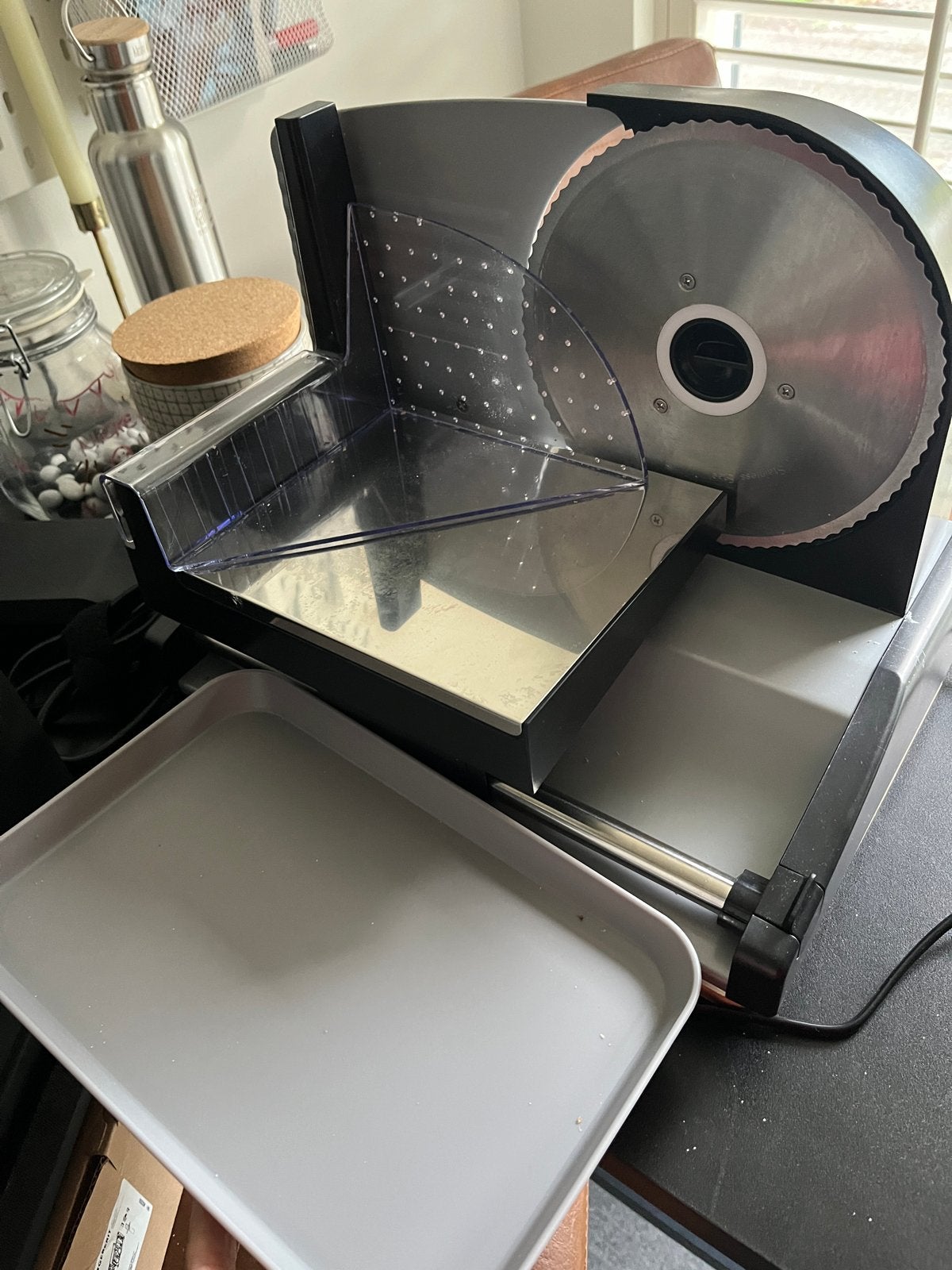 Elektrische Fornello Snijmachine, Snijmachine, Ophalen, Zo goed als nieuw, Zwart