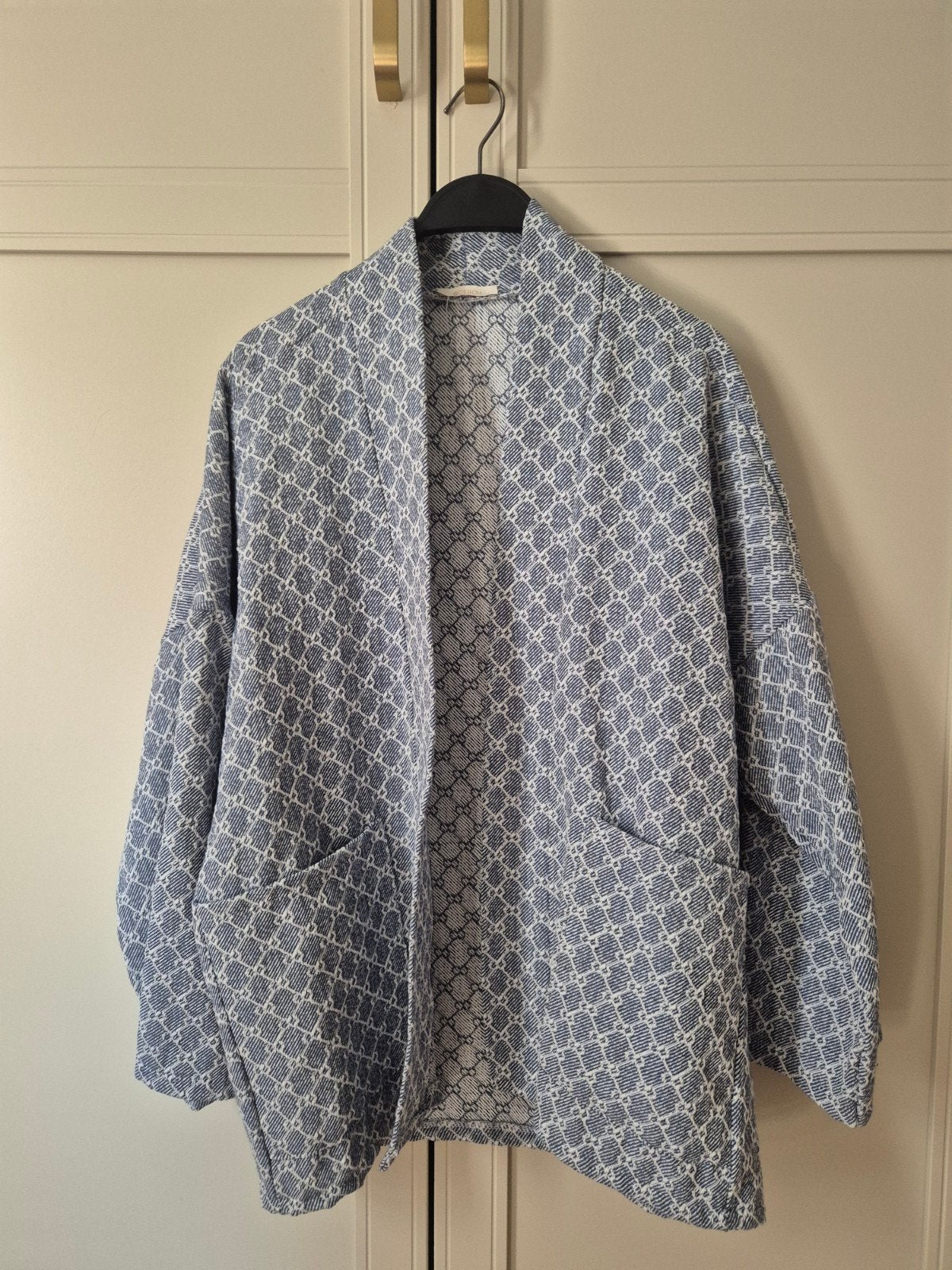 Kimono / blazer, Kleding | Dames, Ophalen of Verzenden, Zo goed als nieuw, Maat 36 (S), Blauw
