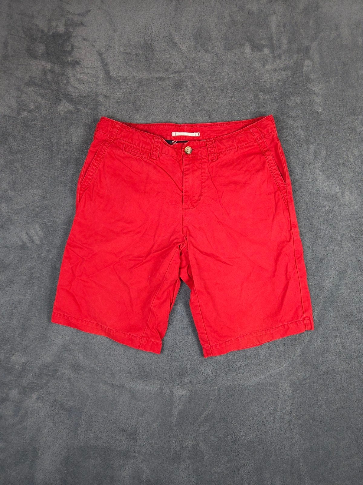 Tommy Hilfiger Regular Fit Shorts W33 Rood Chino Zomer Korte, Kleding | Heren, Broeken en Pantalons, Maat 48/50 (M), ., Tommy Hilfiger