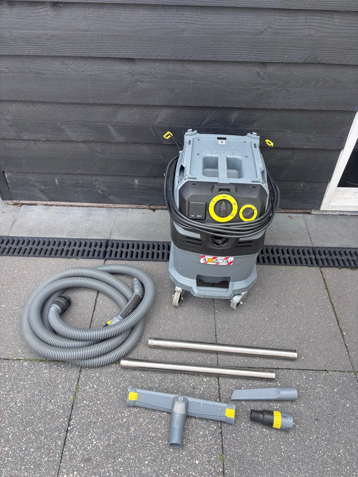 Karcher NT 30/1 Tact Te L Industriële Stofzuiger Z.g.a.n., Witgoed en Apparatuur, Stofzuigers, Inclusief accessoires, Kärcher