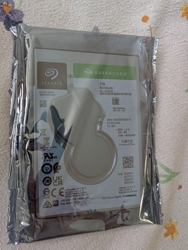Seagate Barracuda 1TB HDD - Nieuw in verpakking, Computers en Software, Intern, Server, Nieuw, Ophalen of Verzenden
